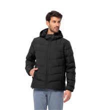 Jack Wolfskin Winter-Daunenjacke Colonius (winddicht, wasserabweisend, atmungsaktiv) schwarz Herren