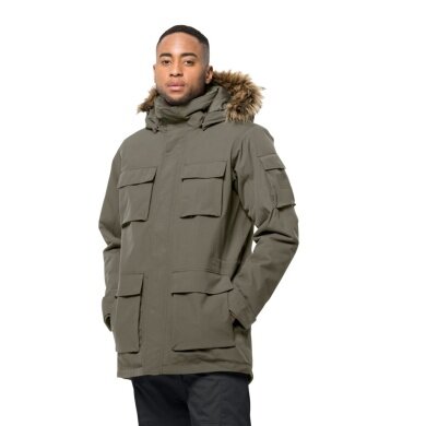 Jack Wolfskin Parka Glacier Canyon (wasser- und winddicht, PFC-frei) livegrün Herren