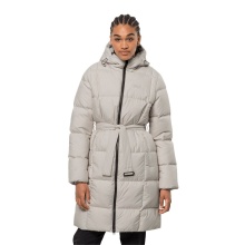 Jack Wolfskin Winter-Daunenmantel Frozen Lake Coat (winddicht, wasserabweisend) perlenweiss Damen