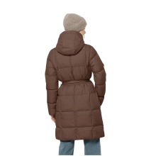 Jack Wolfskin Winter-Daunenmantel Frozen Lake Coat (winddicht, wasserabweisend) braun Damen