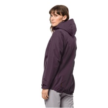 Jack Wolfskin Winterjacke Bergland 3in1 (sehr warm, wasser-und winddicht) weinrot Damen