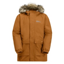 Jack Wolfskin Winterjacke Cosy Bear 3in1 Parka (mit Fleece-Innenjacke, wasserdicht, winddicht) hellbraun Mädchen