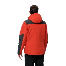 Jack Wolfskin Winterjacke Jasper 2023 (sehr wasser- und winddicht, atmungsaktiv) rot Herren