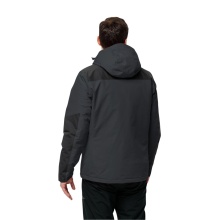 Jack Wolfskin Winterjacke Jasper 2023 (sehr wasser- und winddicht, atmungsaktiv) phantomgrau Herren