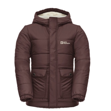 Jack Wolfskin Winterjacke Snow Fox (Fleece-Innenseite, winddicht, wasserabweisend) berrypink Kinder (164-176)