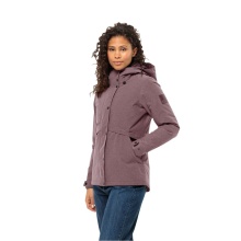 Jack Wolfskin Winterjacke Snowy Park (wasser- und winddicht, atmungsaktivt) berrypink Damen