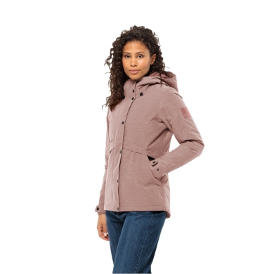 Jack Wolfskin Winterjacke Snowy Park (wasser- und winddicht, atmungsaktivt) rosa Damen