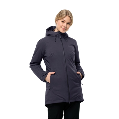 Jack Wolfskin Winterjacke Stirnberg (sehr wasserdicht, winddicht, atmungsaktiv) 2023 graphitegrau Damen