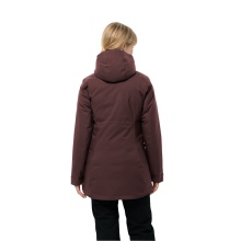 Jack Wolfskin Winterjacke Stirnberg (sehr wasserdicht, winddicht, atmungsaktiv) 2023 weinrot Damen