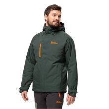 Jack Wolfskin Winterjacke Troposphere Ins 2023 (wasserdicht, winddicht, atmungsaktiv) olivegrün Herren