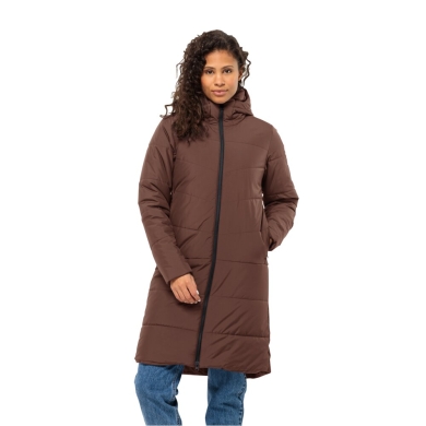 Jack Wolfskin Wintermantel Deutzer Coat (winddicht, sehr wasserabweisend) rotbraun Damen