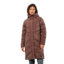 Jack Wolfskin Wintermantel Marienplatz Coat (winddicht, sehr wasserabweisend) rotbraun Damen