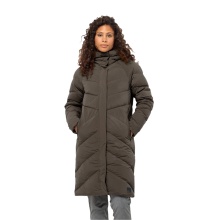 Jack Wolfskin Wintermantel Marienplatz Coat (winddicht, sehr wasserabweisend) braun Damen