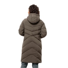 Jack Wolfskin Wintermantel Marienplatz Coat (winddicht, sehr wasserabweisend) braun Damen