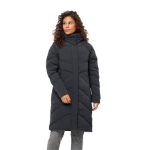 Jack Wolfskin Wintermantel Marienplatz Coat (winddicht, sehr wasserabweisend) phantomgrau Damen