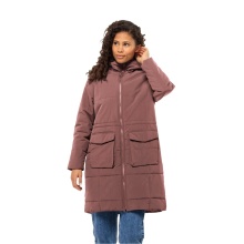 Jack Wolfskin Wintermantel White Frost Parka (winddicht, wasserabweisend, atmungsaktiv) rosa Damen