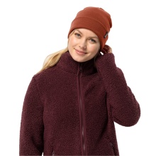 Jack Wolfskin Wintermütze (Beanie) Rib - braun Damen