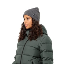 Jack Wolfskin Wintermütze (Beanie) Rib - grau Damen