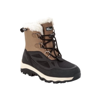 Jack Wolfskin Winterstiefel Vojo Shell XT Texapore Mid (wasserdicht, 100% PFC-frei) braun/schwarz Kinder