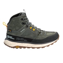 Jack Wolfskin Wanderschuhe Terraquest Mid Texapore (PFC-Frei, wasserdicht) dunkelgrün Herren