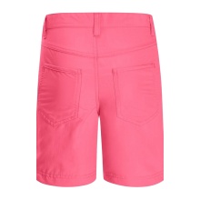 Jack Wolfskin Alltags-Wanderhose Sun Short (atmungsaktiv, temperaturregulierung) kurz pink Kinder