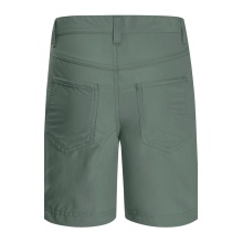 Jack Wolfskin Alltags-Wanderhose Sun Short (atmungsaktiv, temperaturregulierung) kurz hedgegrün Kinder/Jugendliche