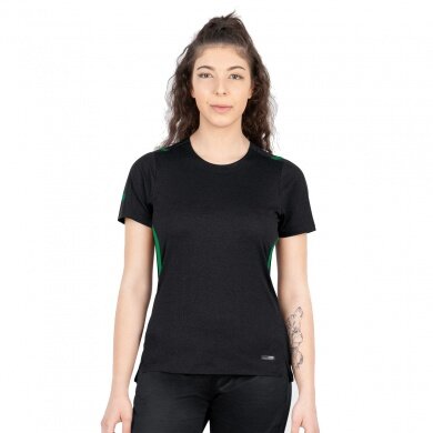 JAKO Sport-Shirt Challenge - Polyester-Stretch-Jersey - schwarz/grün Damen