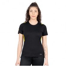 JAKO Sport-Shirt Challenge - Polyester-Stretch-Jersey - schwarz/gelb Damen