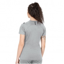 JAKO Sport-Shirt Challenge - Polyester-Stretch-Jersey - hellgrau Damen