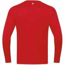 JAKO Sport-Langarmshirt Run 2.0 (100% Polyester, atmungsaktiv) rot Herren