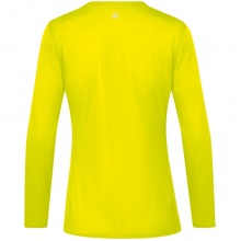 JAKO Sport-Langarmshirt Run 2.0 (100% Polyester, atmungsaktiv) gelb Damen