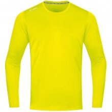 JAKO Sport-Langarmshirt Run 2.0 (100% Polyester, atmungsaktiv) gelb Jungen