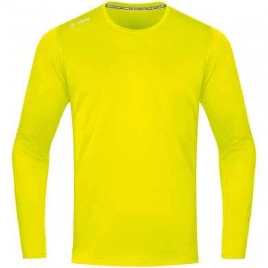 JAKO Sport-Langarmshirt Run 2.0 (100% Polyester, atmungsaktiv) gelb Jungen