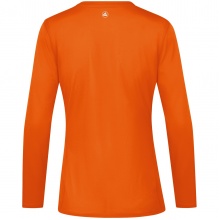 JAKO Sport-Langarmshirt Run 2.0 (100% Polyester, atmungsaktiv) orange Damen