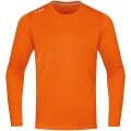 JAKO Sport-Langarmshirt Run 2.0 (100% Polyester, atmungsaktiv) orange Herren