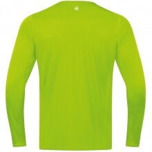 JAKO Sport-Langarmshirt Run 2.0 (100% Polyester, atmungsaktiv) neongrün Jungen