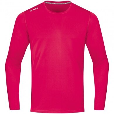 JAKO Sport-Langarmshirt Run 2.0 (100% Polyester, atmungsaktiv) rosa/pink Jungen