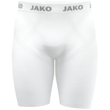 JAKO Boxershort Short Tight Seamless (nahtlos, maximale Bewegungsfreiheit) Unterwäsche weiss Herren