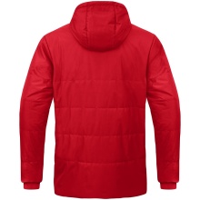 JAKO Coachjacke Team mit Kapuze (100% Polyester, wasserabweisendes Obermaterial) rot Herren