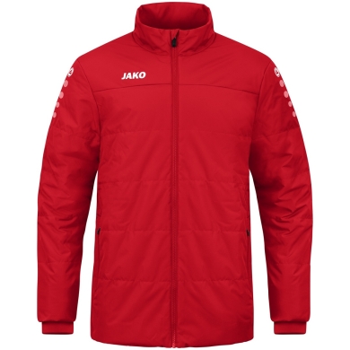 JAKO Coachjacke Team (100% Polyester, wasserabweisendes Obermaterial) rot Herren