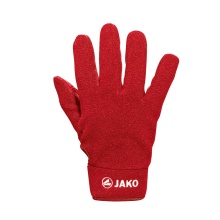 Jako Feldspielerhandschuhe Fleece (100% Polyester, schnelltrocknend ) rot - 1 Paar