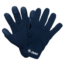 Jako Feldspielerhandschuhe Fleece (100% Polyester, schnelltrocknend ) marineblau - 1 Paar