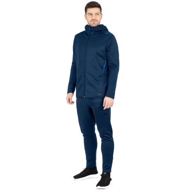 JAKO Freizeitanzug Challenge mit Kapuze (Jacke und Hose, sportiver Schnitt) dunkelblau/royal Herren