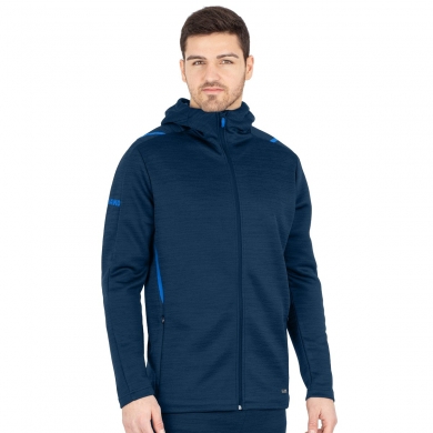 JAKO Freizeitjacke Challenge mit Kapuze (100% Polyester) dunkelblau/royal Herren