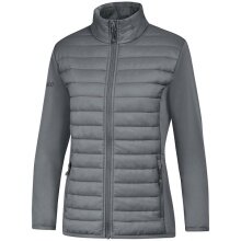 JAKO Übergangsjacke Hybridjacke Corporate (wattierte Jacke) steingrau Damen