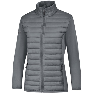 JAKO Übergangsjacke Hybridjacke Corporate (wattierte Jacke) steingrau Damen