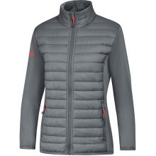 JAKO Übergangsjacke Hybridjacke Premium steingrau Damen