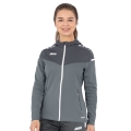 JAKO Kapuzenjacke Champ 2.0 (100% Polyester) grau Damen