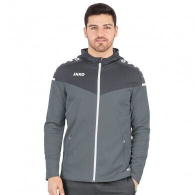 JAKO Kapuzenjacke Champ 2.0 (100% Polyester) grau Herren