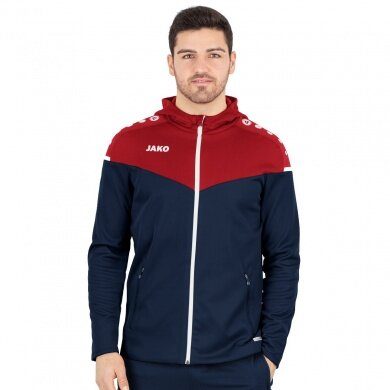 JAKO Kapuzenjacke Champ 2.0 (100% Polyester) marineblau/rot Herren